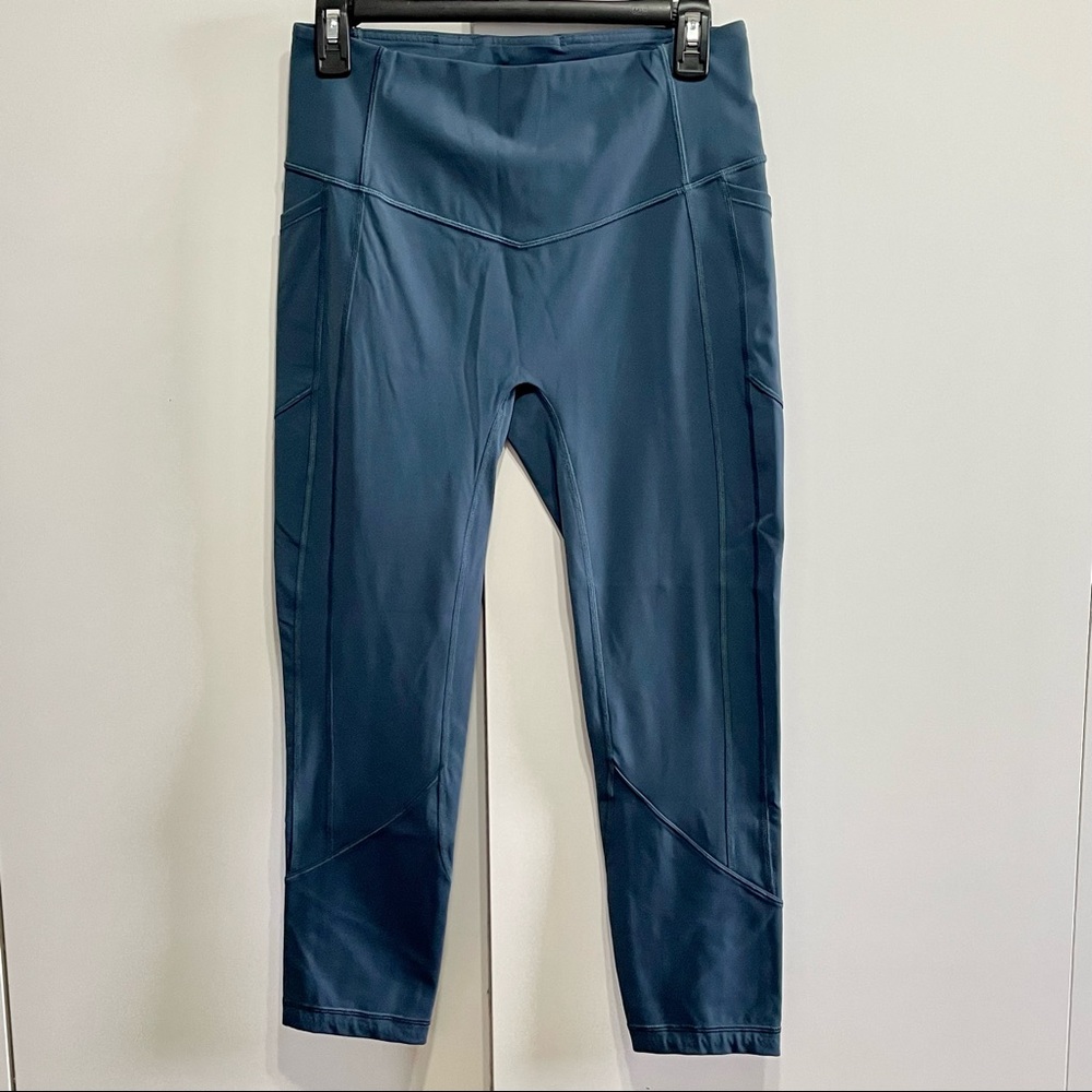 Lululemon All the Right Places High Rose crop 23” Iron Blue